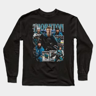 Joe Thornton Vintage Bootleg Long Sleeve T-Shirt